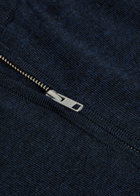 Les Deux Greyson Half-zip Merino Wool Jumper Navy