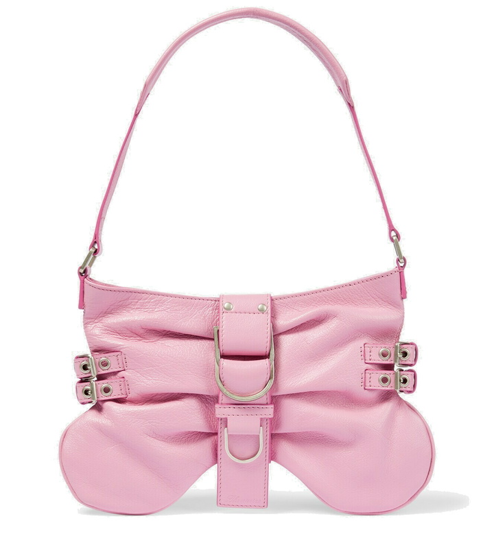 Photo: Blumarine Butterfly Small leather shoulder bag