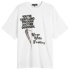 Comme des Garçons Black Men's x Nike T-Shirt in White