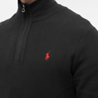 Polo Ralph Lauren Men's Quarter-Zip Sweat in Polo Black