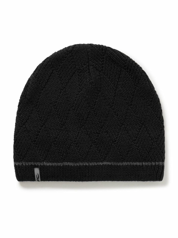 Photo: Kjus - Striped Merino Wool-Blend Beanie