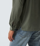 Fedeli Cotton piqué polo shirt
