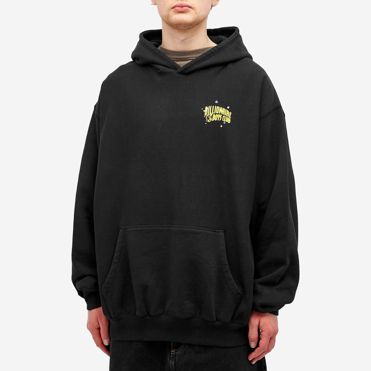 Billionaire Boys Club Men's Oversized Arch Logo Hoodie in Black