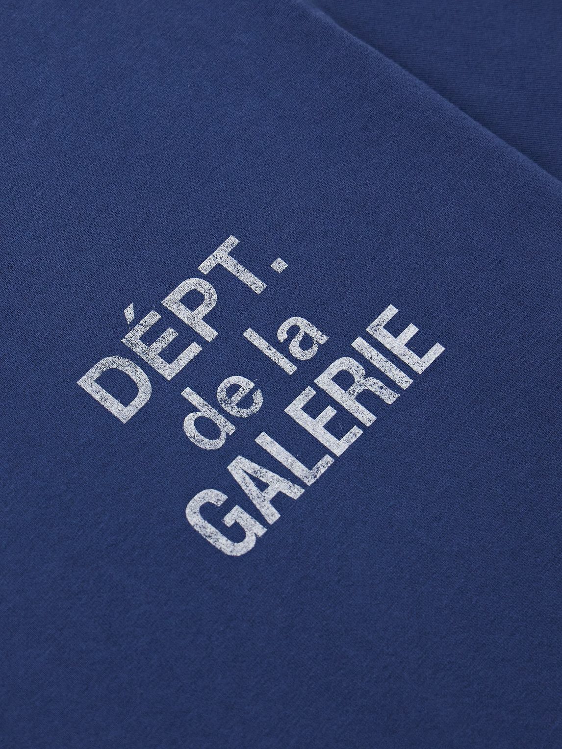 Gallery Dept. - French Logo-Print Cotton-Jersey T-Shirt - Blue