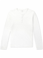 Onia - Cotton and Modal-Blend Henley T-Shirt - White
