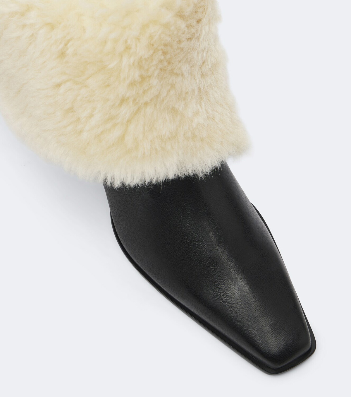 Paris Texas Bettina shearling-lined leather ankle boots