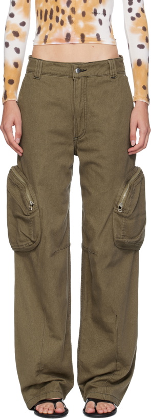 Photo: Eckhaus Latta Khaki Cargo Jeans