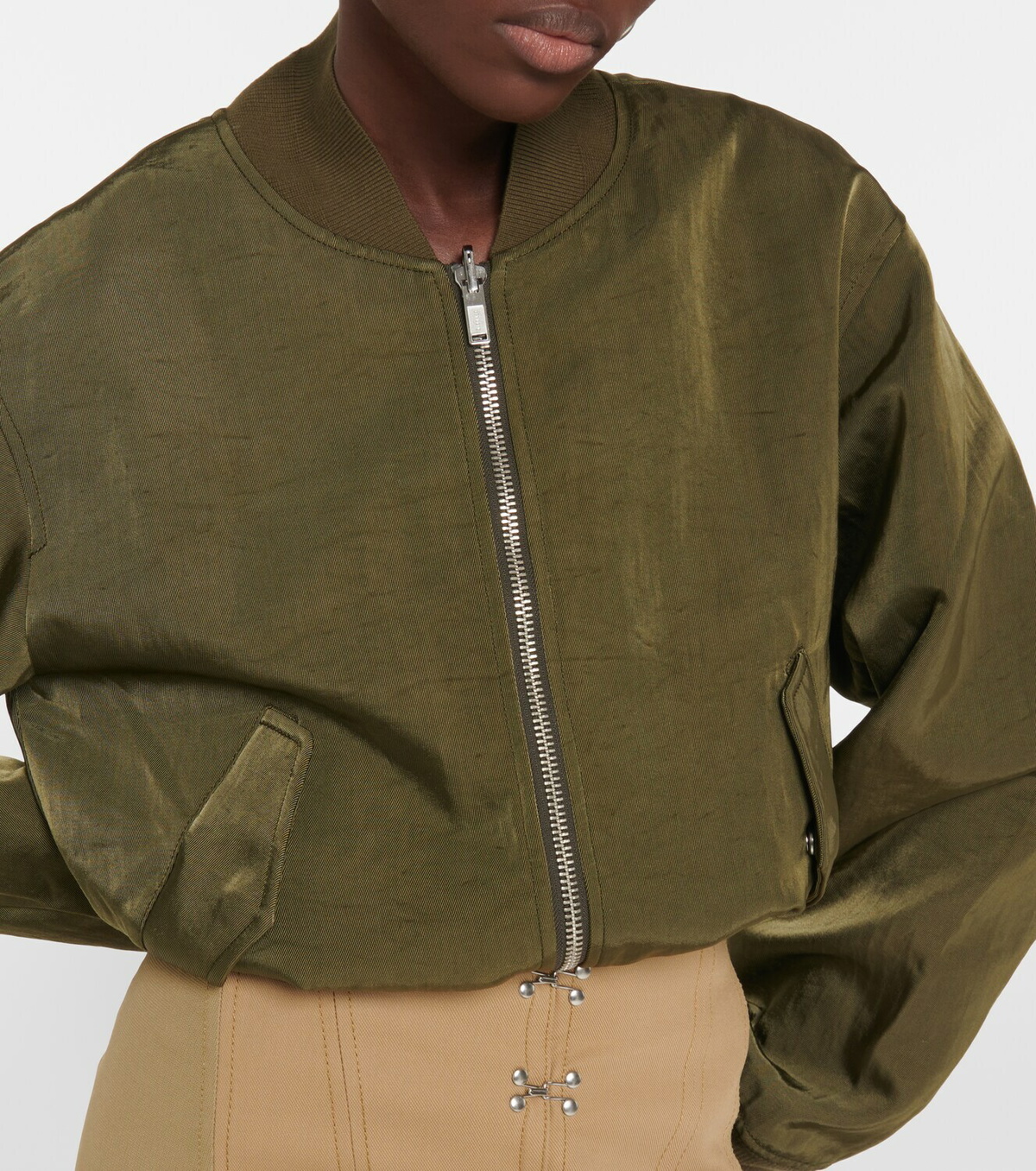 Dion Lee - Distressed twill jacket