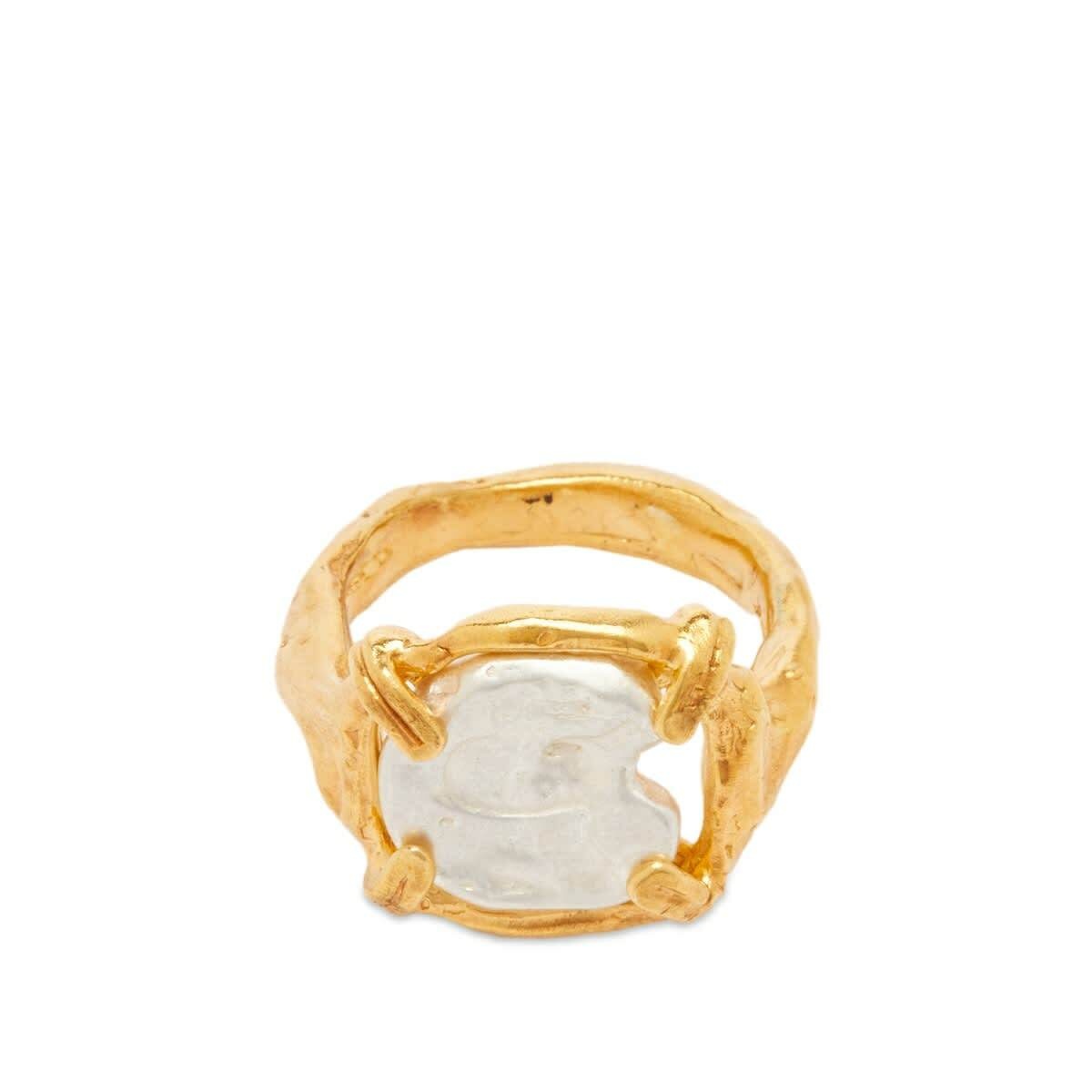 Photo: Alighieri Women's The Gilded Frame Ring in Gold/Silver