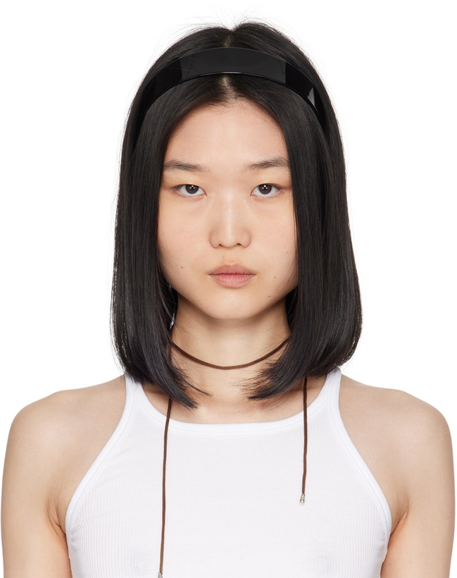 Photo: Sophie Buhai Black Thin Bessette Headband