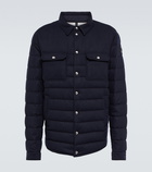 Moncler - Mirmandix cashmere-blend down overshirt