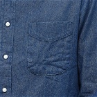 Gitman Vintage Men's Button Down Denim Shirt in Dark Denim