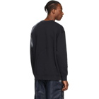 A-Cold-Wall* Black Over Spray Buttoned Sweatshirt