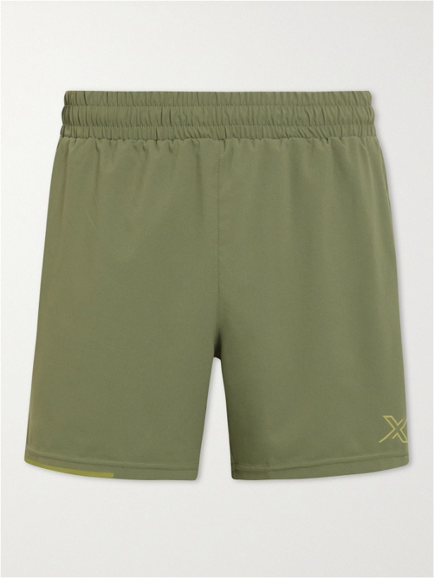 Photo: 2XU - Aero Stretch-Shell Shorts - Green