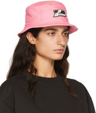 We11done Pink Denim Bucket Hat