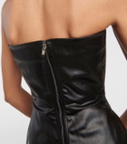 Rick Owens Lido coated denim corset