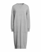 Peserico Womens Midi dress in Grey