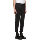 Dsquared2 Black Chic Wool Skinny Dan Fit Trousers