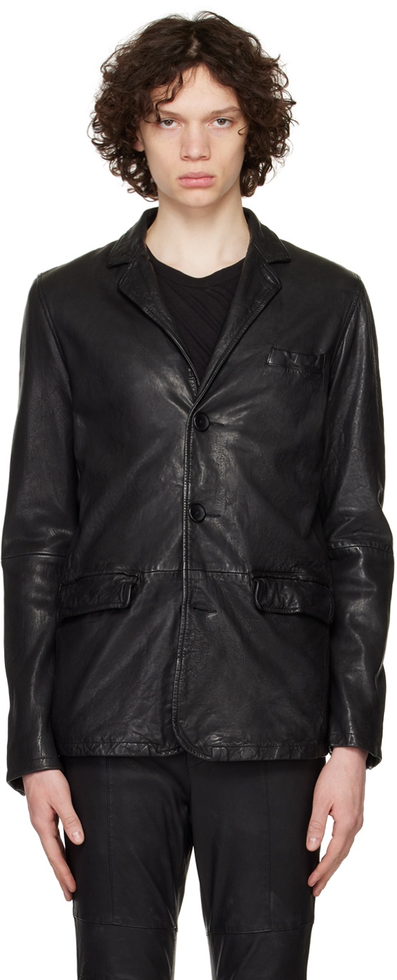 Photo: FREI-MUT Black Ade Leather Jacket