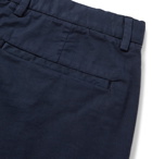 Theory - Zaine Slim-Fit Cotton-Blend Shorts - Blue