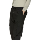 Juun.J Black Wool Cargo Pants