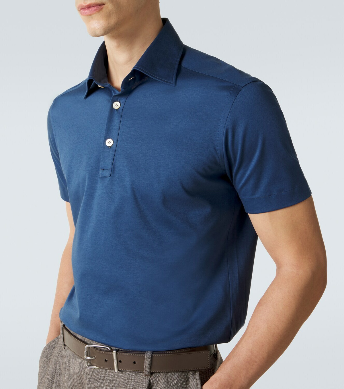 Kiton Cotton polo shirt