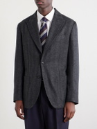 De Petrillo - Faro Wool and Cashmere-Blend Blazer - Gray