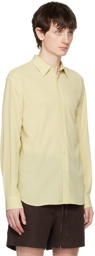 AURALEE Yellow Viyella Shirt