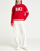 Perfect Moment Womens Turtleneck in Red