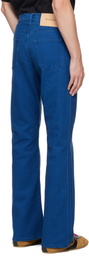 JW Anderson Blue Bootcut Jeans