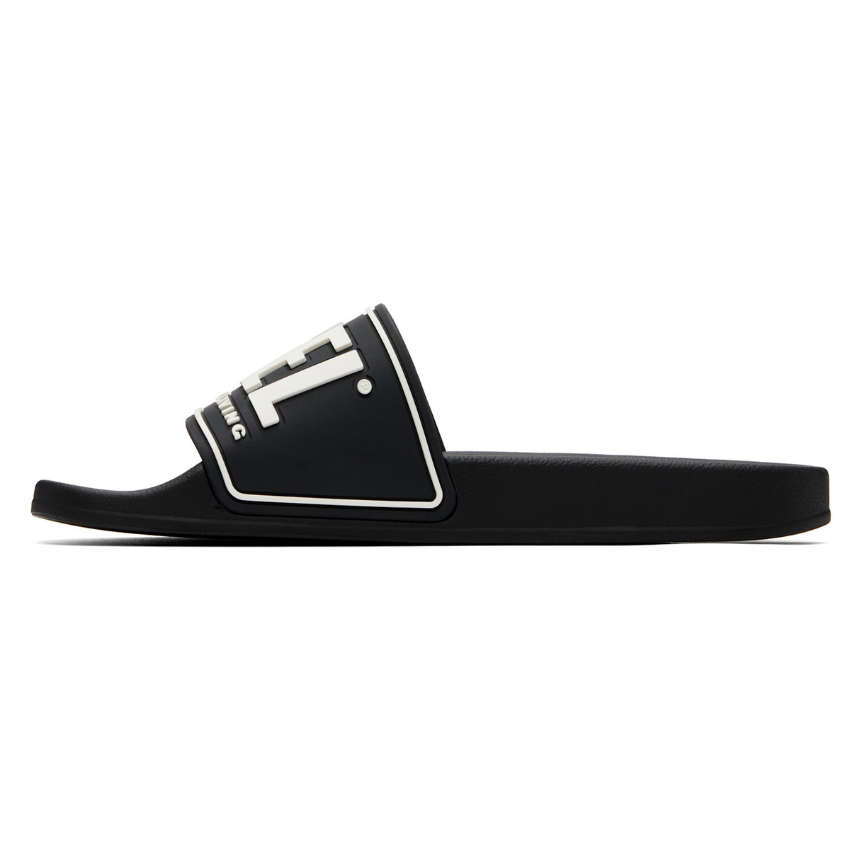 Diesel Black 3D Logo Sa-Mayemi-Pool Slides