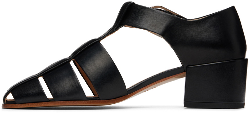 Gabriela Hearst Black Lyle Block Heel Heeled Sandals