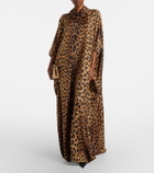 Gucci Leopard-print silk maxi dress