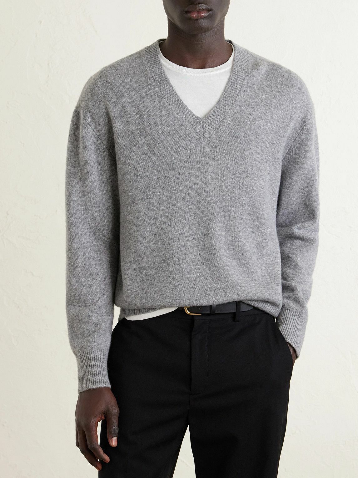 Officine Générale - Manu Cashmere Sweater - Gray