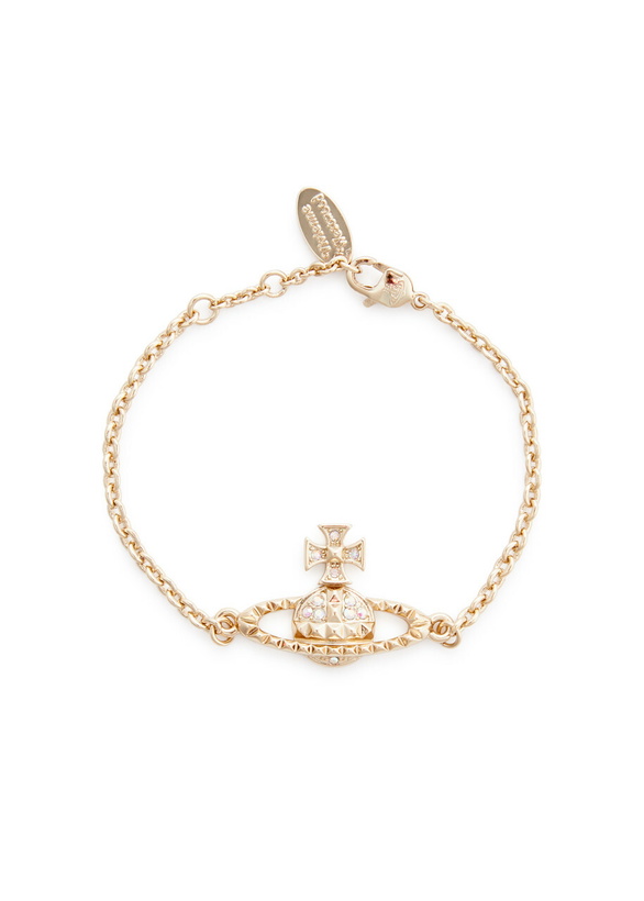 Photo: Vivienne Westwood Mayfair Bas Relief orb Bracelet - Gold - One Size