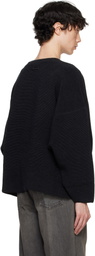 Fear of God Black Ottoman Straight Neck Sweater