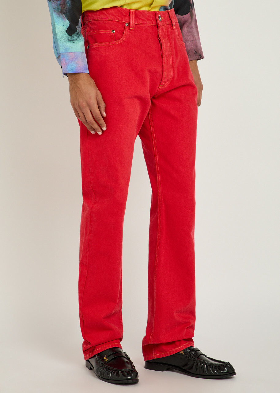 Versace Straight-leg Jeans Red