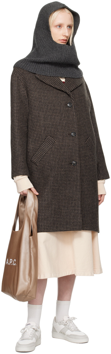 A.P.C. Brown Ninon Coat A.P.C.