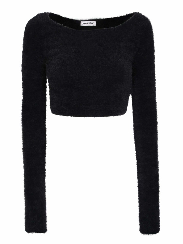 Photo: AMBUSH Cropped Sweater Black