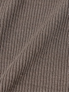 Onia - Johnny Slim-Fit Ribbed Linen-Blend Polo Shirt - Brown