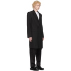 Juun.J Black Wool Coat