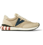 visvim - Attica Suede-Trimmed Nylon Sneakers - Brown