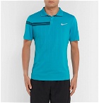Nike Tennis - NikeCourt Zonal Cooling Roger Federer Advantage Dri-FIT Tennis Polo Shirt - Men - Blue