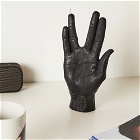 Candlehand Live Long and Prosper Candle in Black