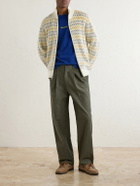 Aimé Leon Dore - Cable-Knit Cotton Zip-Up Sweater - Yellow