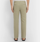 120% - Linen Drawstring Trousers - Green