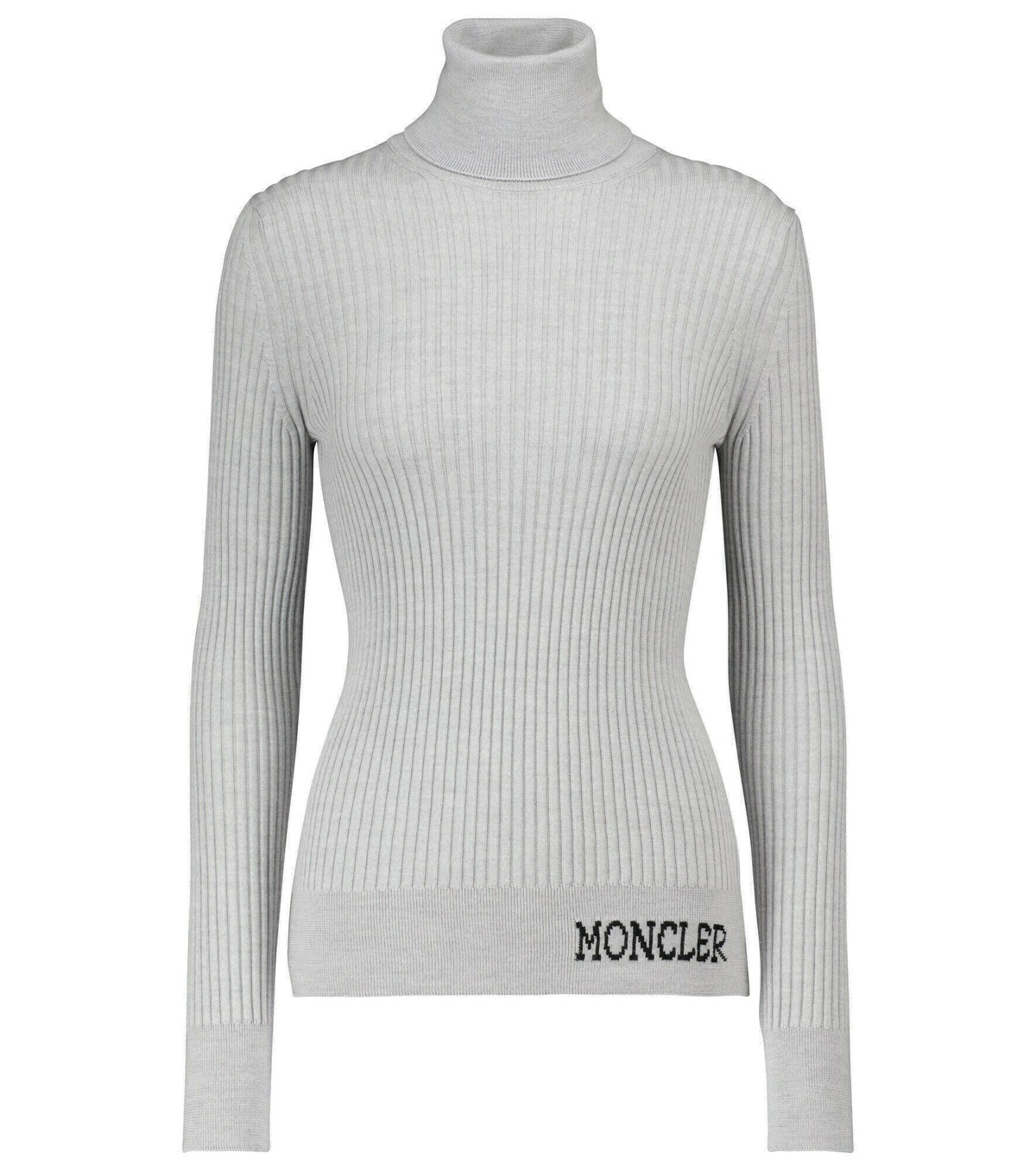 Moncler - Ribbed wool turtleneck sweater Moncler