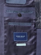 Peter Millar - Excursionist Unstructured Stretch Cotton and Silk-Blend Blazer - Blue