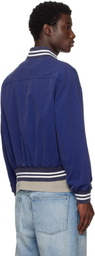 Noah Blue Cotton Varsity Jacket