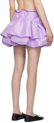 Kika Vargas SSENSE Exclusive Purple Maye Miniskirt
